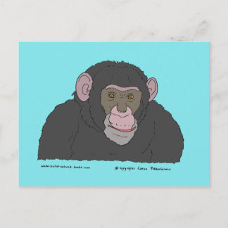 Chimpanzee Vykort