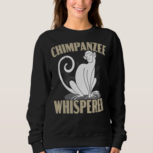 Chimpanzee Whisperer Chimp Monkey Ape Chimpanzee T Shirt (Framsida)