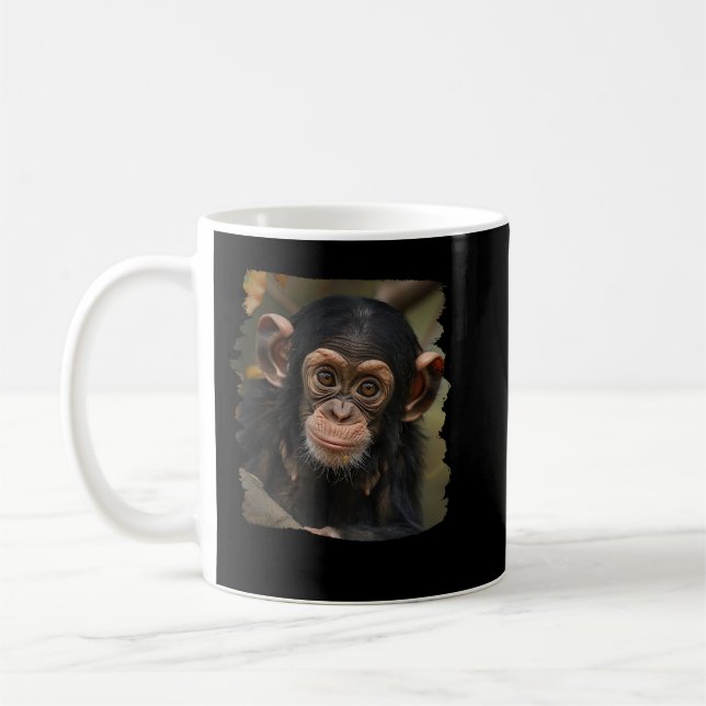 Chimpanzees Chimpanzee Kaffemugg (Vänster)