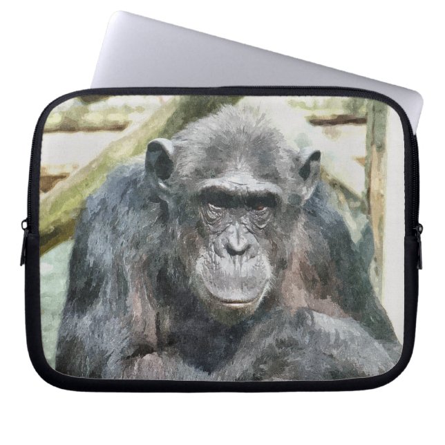 CHIMPANZEES LAPTOP SLEEVE (Framsidan)