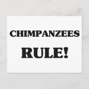 Chimpanzeregel Vykort