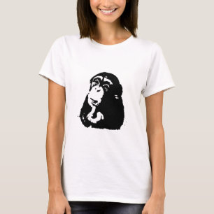 Chimpanzking Chimpanzee, pop Art Thinking Tröja