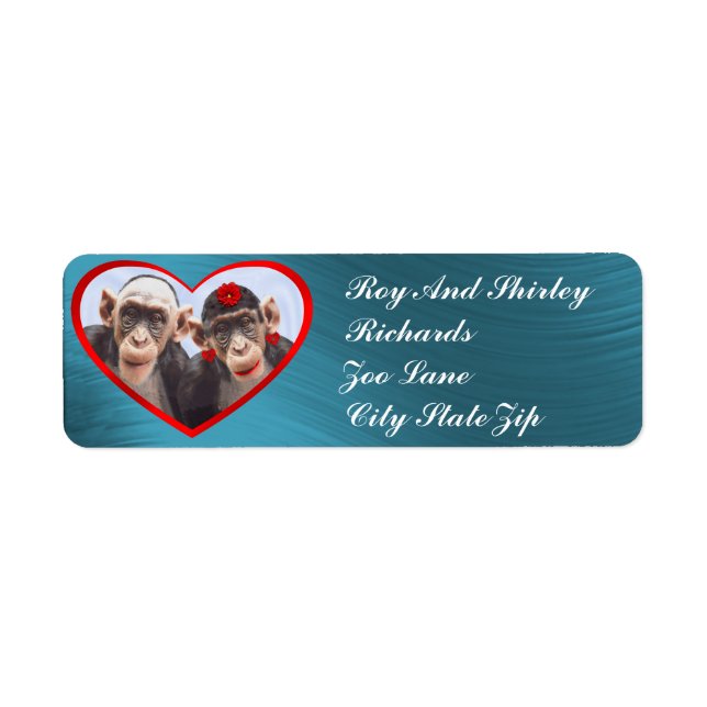 CHIMPS-RETURETIKETTER RETURADRESS ETIKETT (Framsidan)