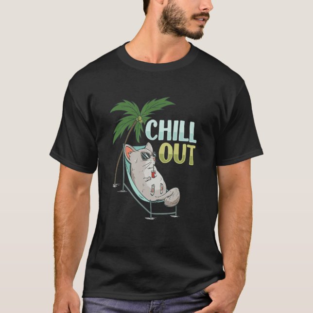 Chin Chilling Chinchilla för en Chinchilla Owner T Shirt (Framsida)