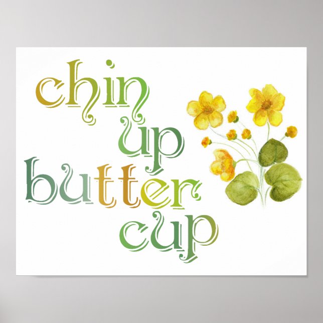 Chin Up-knapp Poster (Framsidan)