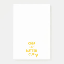 Chin up-knapp | Roligt Motivering Post-it Block