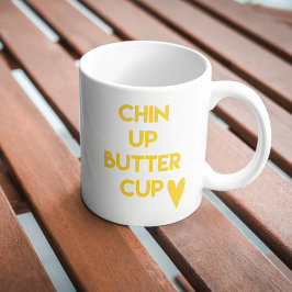 Chin up-knapp | Söt Motiveringsot Kaffemugg