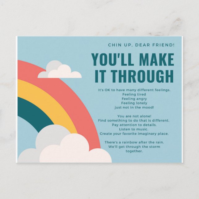 Chin Up-vykort Vykort (Framsida)