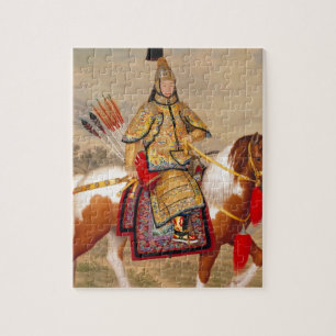 China 乾隆帝 för Qianlong kejsare i ceremoniel Pussel