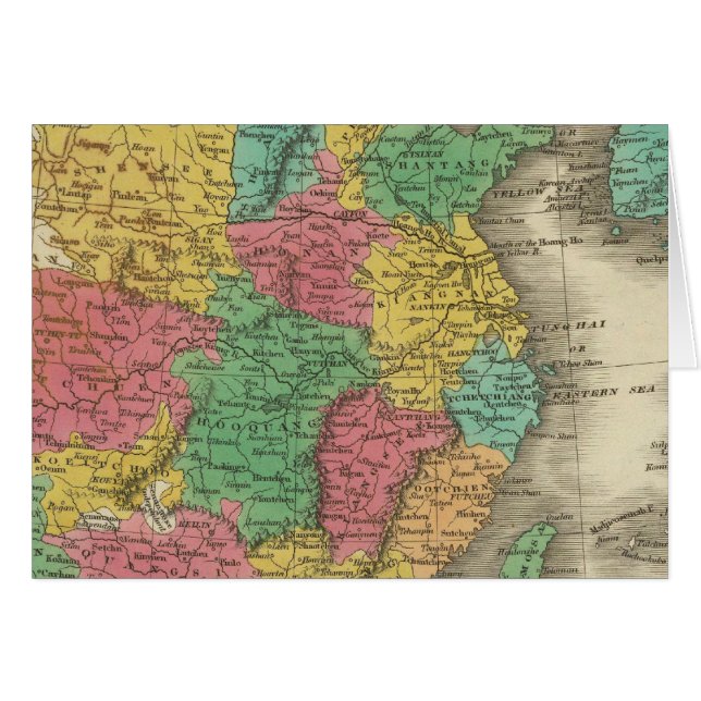 China 14 hälsningskort (Framsidan Horizontal)