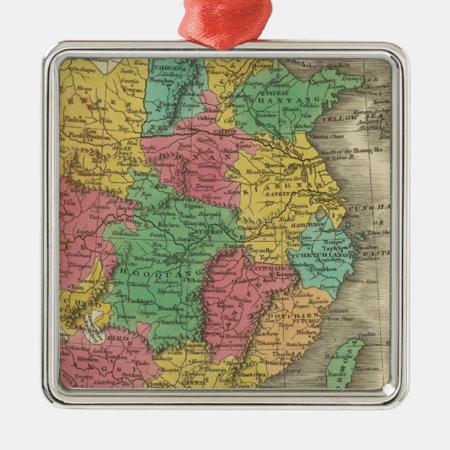 China 14 julgransprydnad metall (Framsidan)