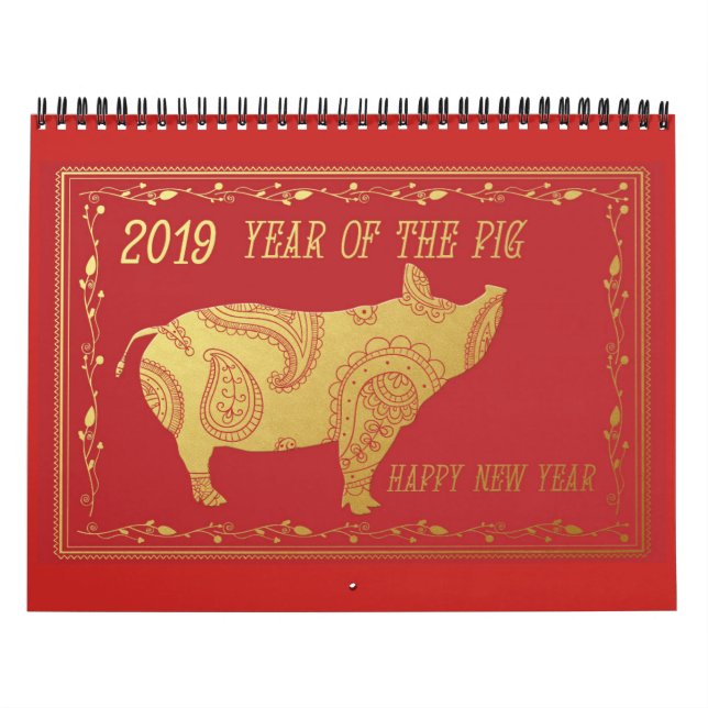 China 2019 kalender (Omslag)