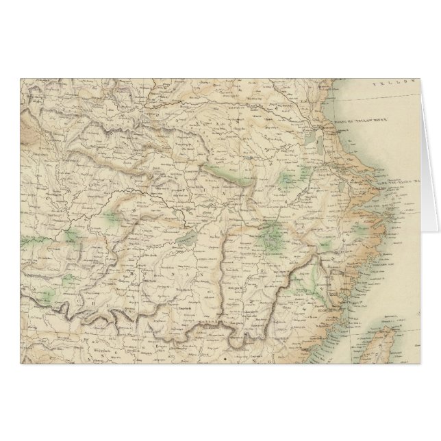 CHINA 2 HÄLSNINGSKORT (Framsidan Horizontal)