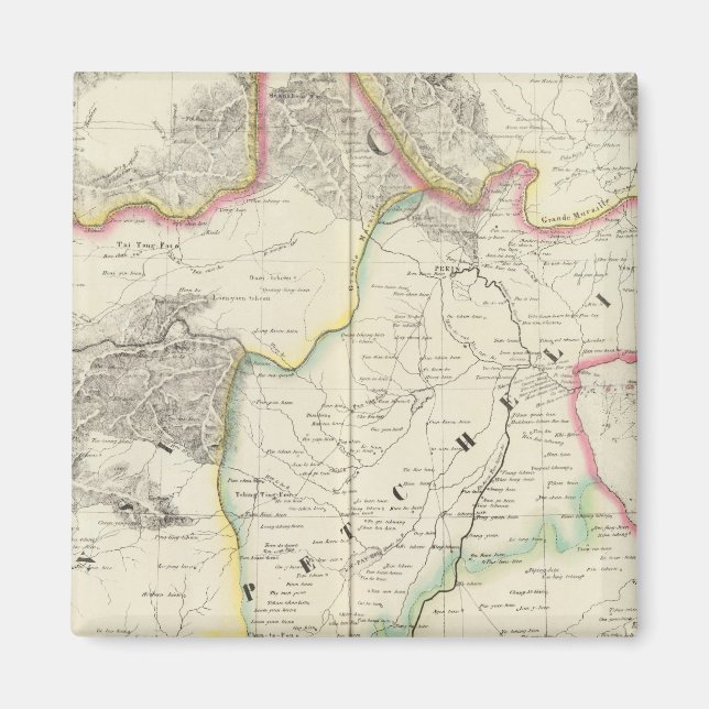 China, Asien 59 Magnet (Framsidan)