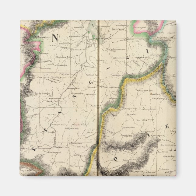 China, Asien 87 Magnet (Framsidan)