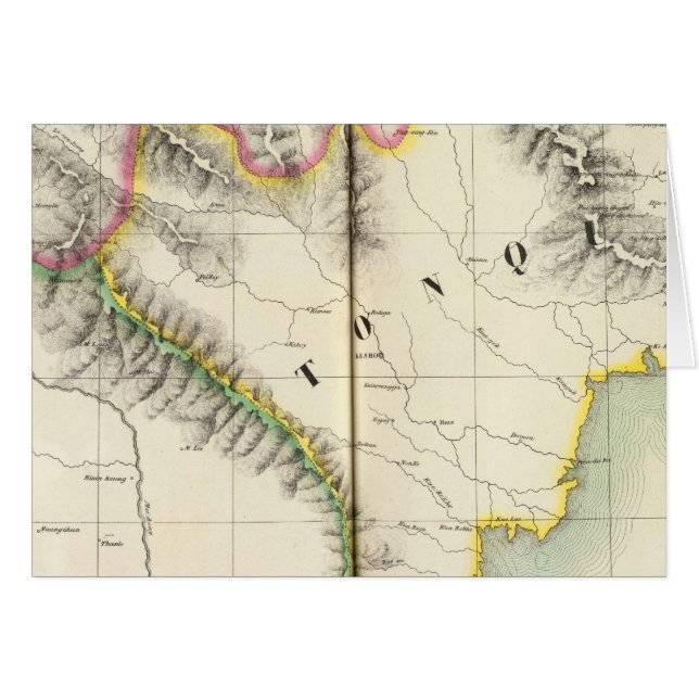 China, Asien 97 Hälsningskort (Framsidan Horizontal)