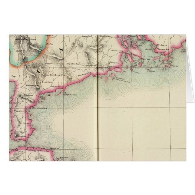 China, Asien 98 Hälsningskort (Framsidan Horizontal)