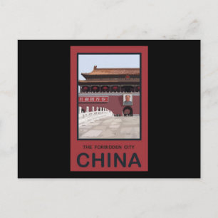 China av förbjuden stad vykort