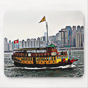 China Boat Victoria Harbor Hong Kong Musmatta
