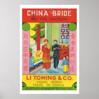 China Bride (Vintage China Firecracker) Poster