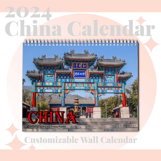 China Calendar 2024 - China Travel Wall Calendar Kalender (Skapare uppladdad)
