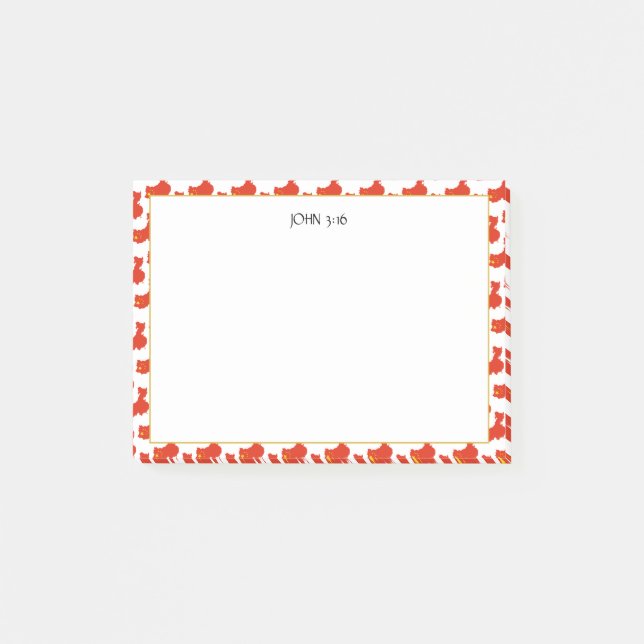 CHINA Christian Scripture Post-it Block (Framsida)