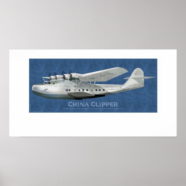 China Clipper Martin M-130 Poster (Framsidan)
