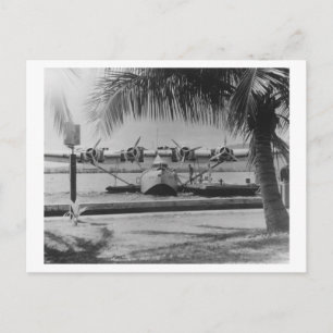 China Clipper Mooring on Hawaiian Island Vykort