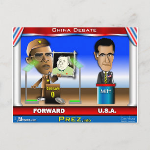 China - debatt vykort