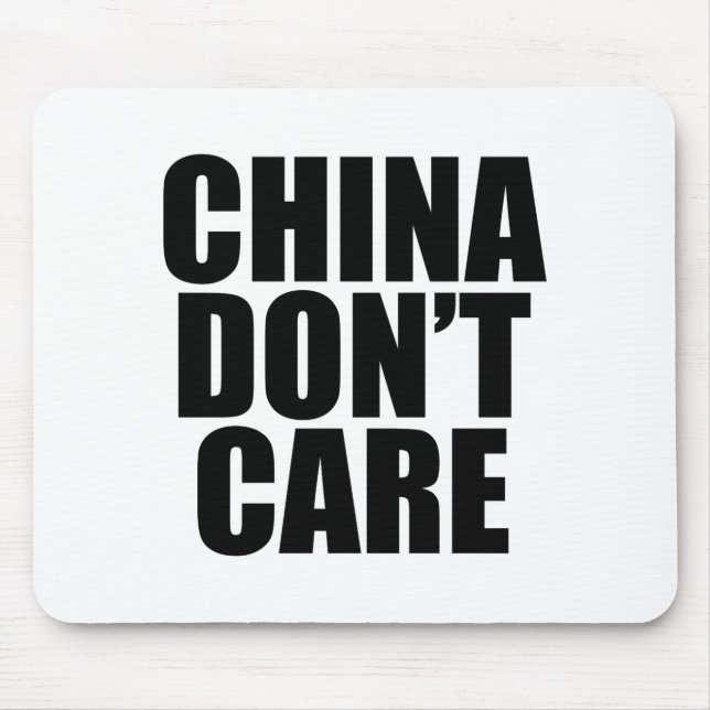 China Dont Care  Musmatta (Framsidan)