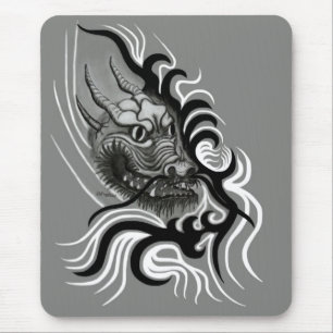 China-Drache i Tatto Stil Musmatta