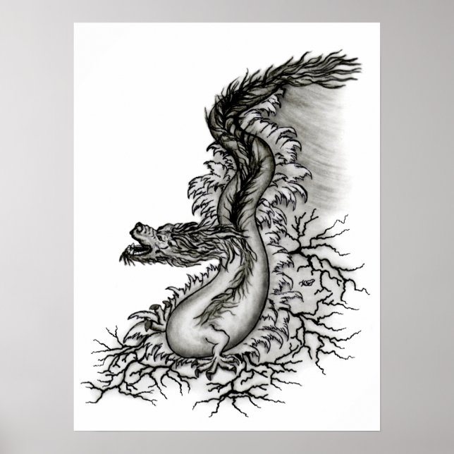 China-Drache Poster (Framsidan)
