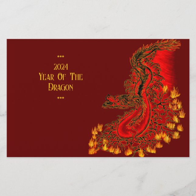 China Dragon, 2024 års Flygblad (Framsidan)