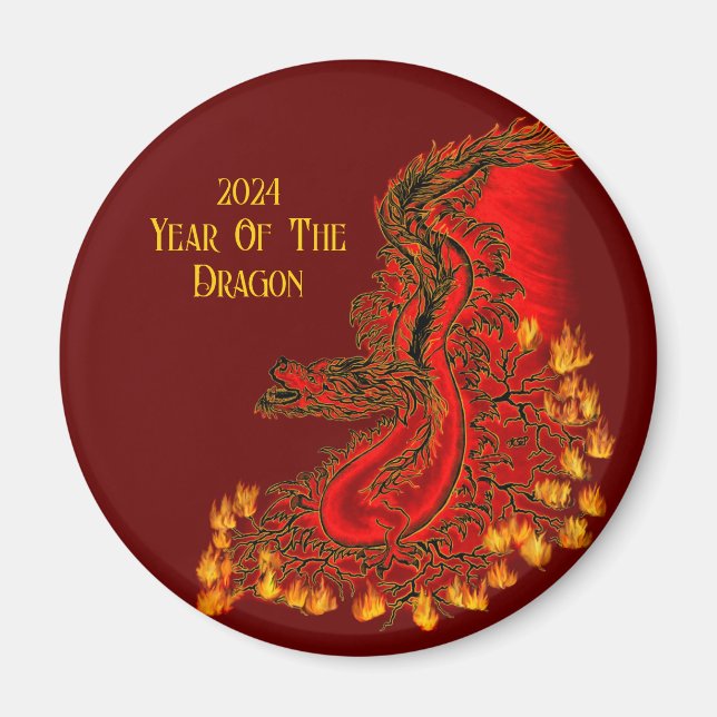China Dragon, 2024 års Magnet (Framsidan)