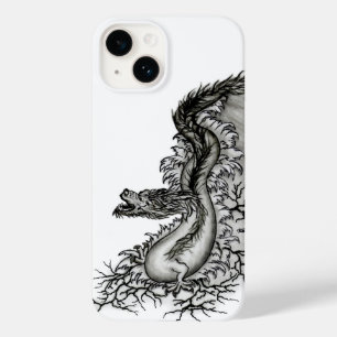 China Dragon, Black and white Design i Tattoostyl