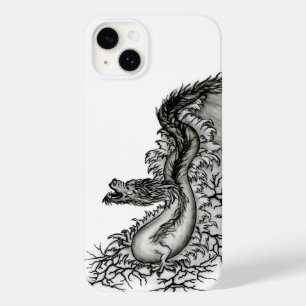 China Dragon, Black and white Design i Tattoostyl