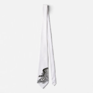 China Dragon, Black and white Design i Tattoostyl Slips