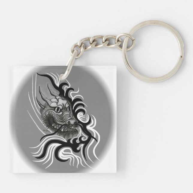 China Dragon i Tattoostyle (Baksidan)