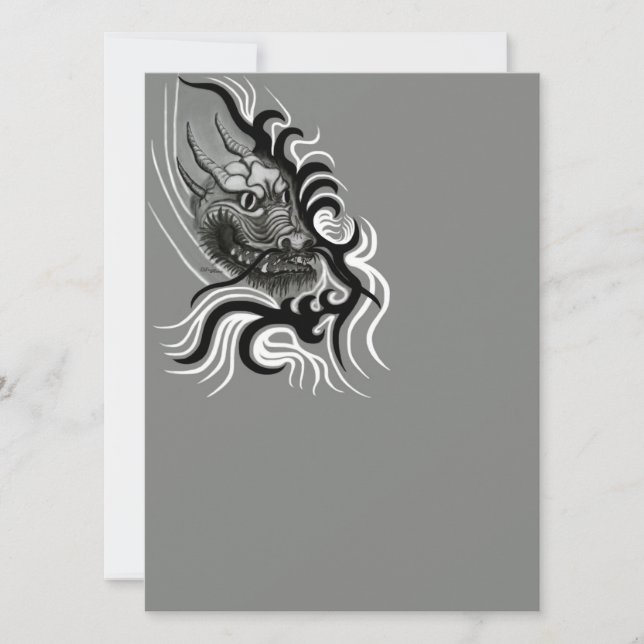 China Dragon i Tattoostyle (Framsida)