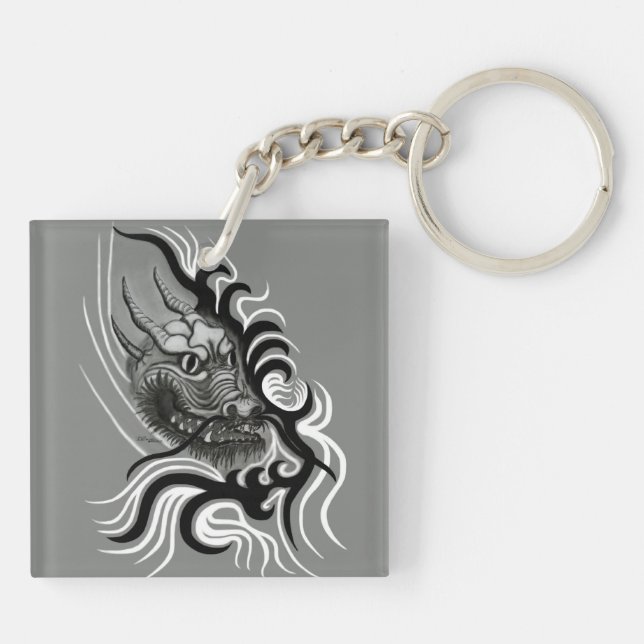 China Dragon i Tattoostyle (Baksidan)