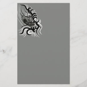 China Dragon i Tattoostyle Brevpapper
