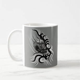 China Dragon i Tattoostyle Kaffemugg