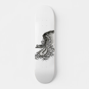 China Dragon i Tattoostyle Old School Skateboard Bräda 21,6 Cm