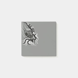 China Dragon i Tattoostyle Post-it Block
