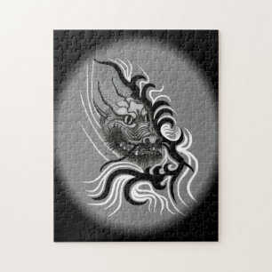 China Dragon i Tattoostyle Pussel