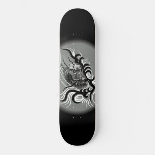 China Dragon i Tattoostyle Skateboard Bräda 19,5 Cm