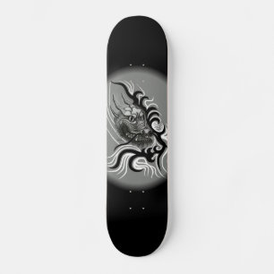 China Dragon i Tattoostyle Skateboard Bräda 19,5 Cm