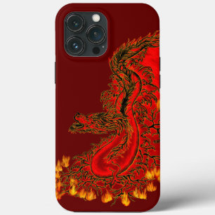 China Dragon red och guld design