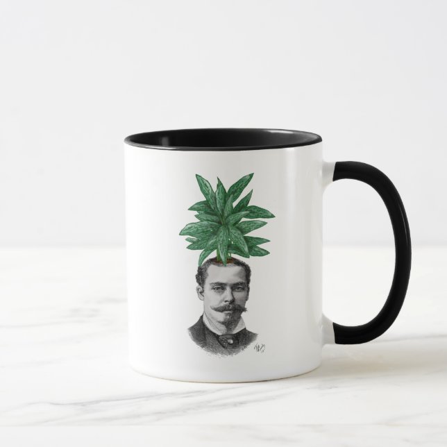China Evergreen Head Plant Head Mugg (Höger)
