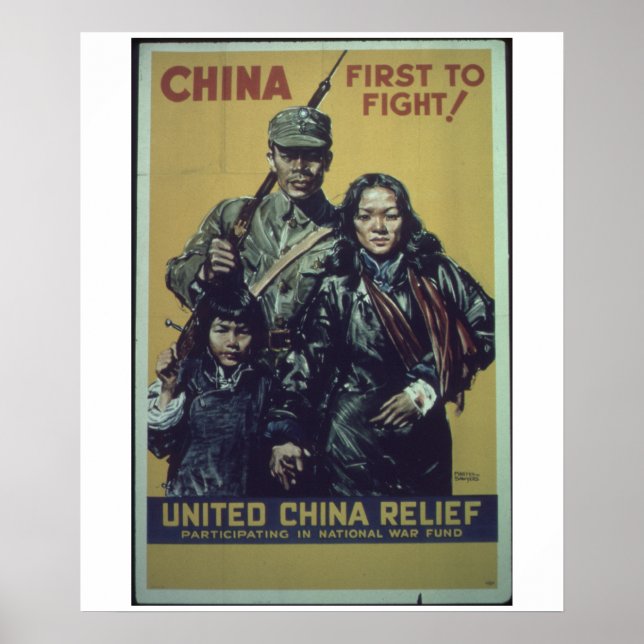 China-First_to_Fight_Propaganda Poster (Framsidan)